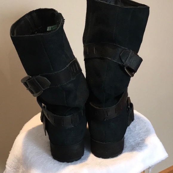 Cougar Black Leather, leather wrapped midi boot, waterproof size 11 - Picture 2 of 6